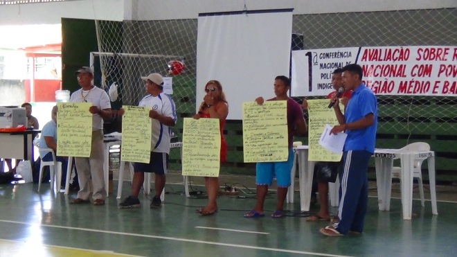 GTs apresentam propostas elaboradas durante a Conferência realizada em Santa Isabel do Rio Negro