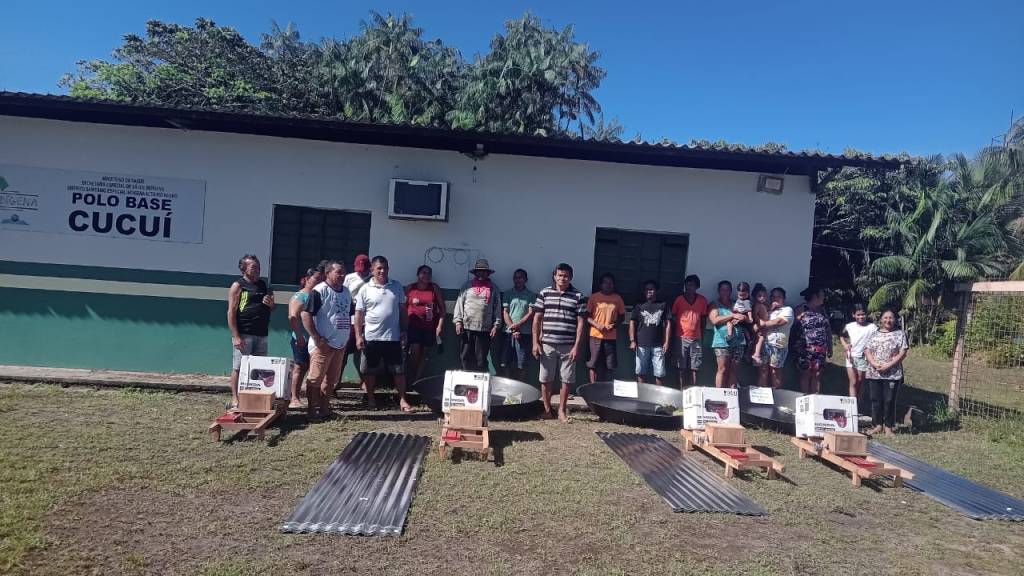 FOIRN tem compromisso com associações de base: Entrega de Kits Completos para Construção de Casa de Farinha no distrito de Cucuí